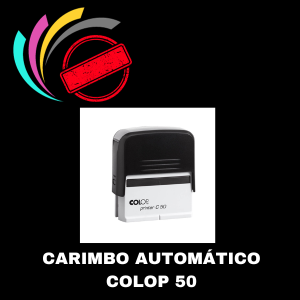 Carimbo Automático Colop 50  60 x 30 mm    