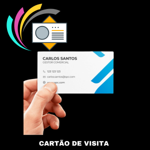 Cartão de Visita Impressão OffSet Verniz Total Personalizado 8,8 x 4,8 cm Personalizado Verniz Brilho  
