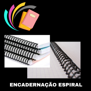 Encadernação Espiral Espiral com capa plástica A4   Espiral 